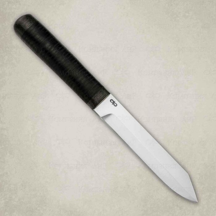 Нож туристический АиР "Засапожный-2", сталь 95х18, рукоять кожа
