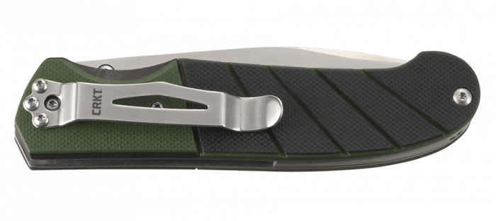 Полуавтоматический складной нож Ignitor Veff Serrations™, CRKT 6855, сталь 8Cr14MoV Satin Combo Edge, рукоять стеклотекстолит G10
