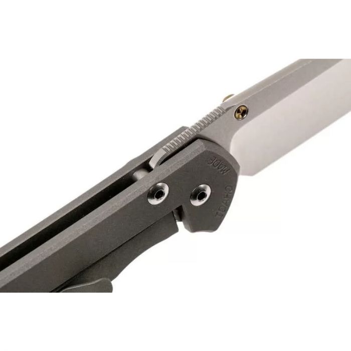 Складной нож Chris Reeve Large Sebenza 21 Gold, сталь S35VN, рукоять титановый сплав