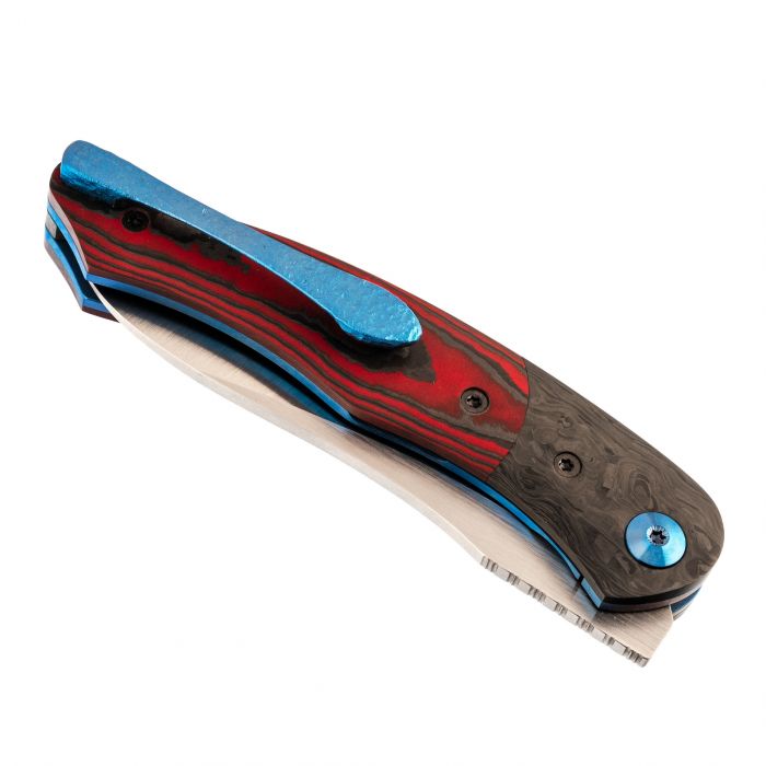 Складной нож Albatros Custom Assassin, сталь M390, рукоять Carbon Fiber