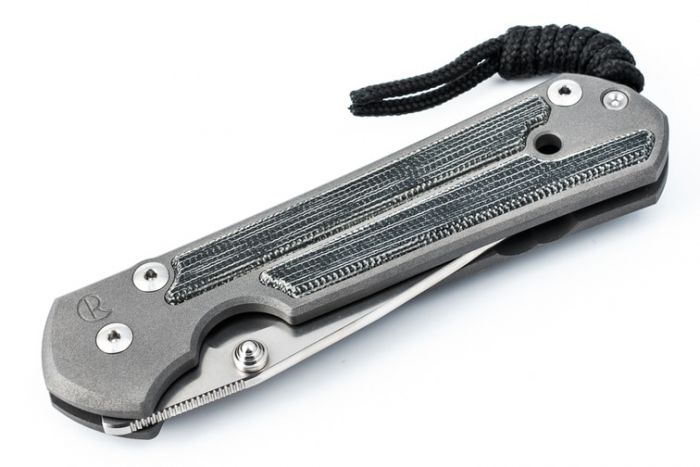 Нож складной Chris Reeve Large Sebenza 21 Insingo Micarta Inlay-2, сталь CPM-S35VN, рукоять титан/микарта