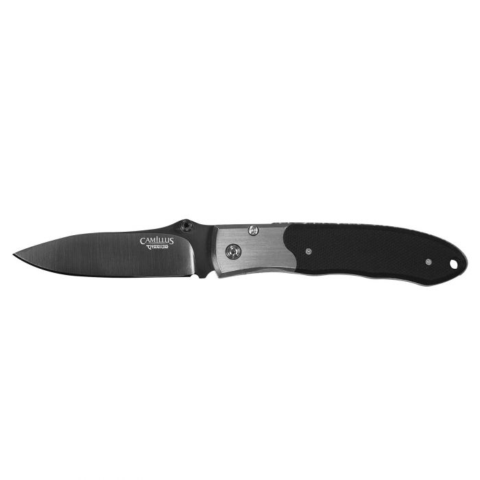 Нож складной Camillus Pristine, сталь VG-10, рукоять стеклотекстолит G-10, чёрный